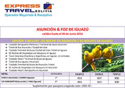 ASUNCIÓN &amp; FOZ DE IGUAZÚ 02