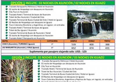 ASUNCIÓN &amp; FOZ DE IGUAZÚ 01